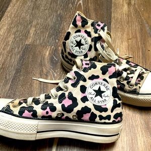 LEOPARD HIGHTOP CONVERSE PLATFORM